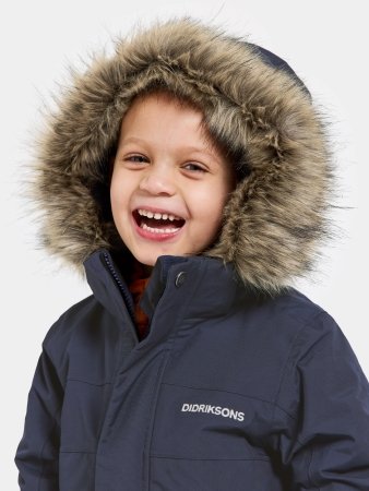 DIDRIKSONS žieminė striukė BJÄRVEN 3, tamsiai mėlyna, 505470-039, 140 cm 