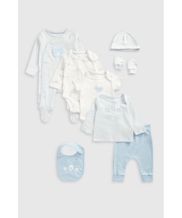 MOTHERCARE 8 dalių komplektas kūdikiui, IF296 74 