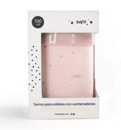 SARO maisto termo indelis, Dusty pink, 700ml.,  52398 