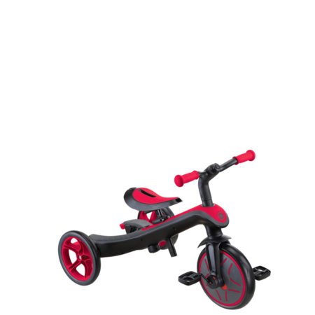 GLOBBER triratukas Trike Explorer 4in1, raudonas, 632-102 632-102