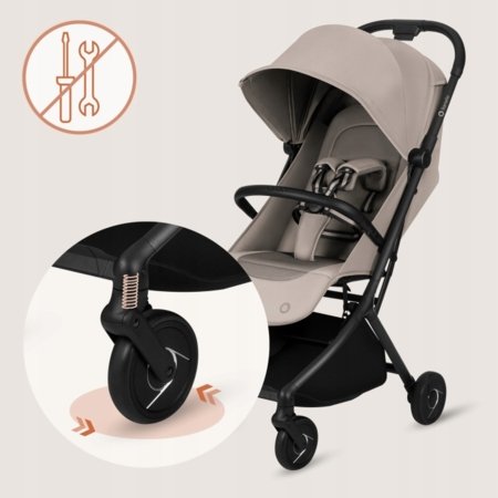 LIONELO sportinis vežimėlis SIA, Beige sand, LO-SIA 