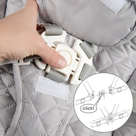 ROBA maitinimo kėdutė 2in1 BORN UP, Grey, 75063NAV230 