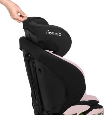 LIONELO automobilinė kėdutė LEVI FIX I-SIZE, Pink baby, 76-150 cm. 