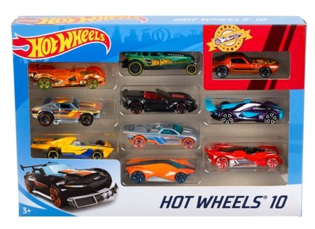 HOT WHEELS dešimties automodelių rinkinys, 54886 