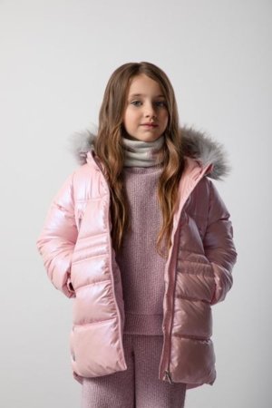 COCCODRILLO striukė OUTERWEAR GIRL KIDS, rožinė, ZC5152106OGK-033-080, 080 cm 