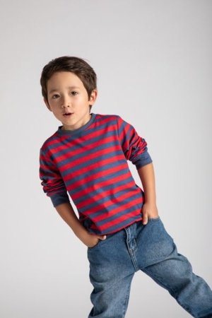 MOKIDA marškinėliai MOKIDA COLLECTION BOY, mėlyni, ZM5143103MCB-015-140, 140 cm 