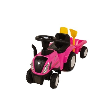 BABYTROLD vaikiškas traktorius-paspirtukas NEW HOLLAND, Pink, 20-42TR-P 