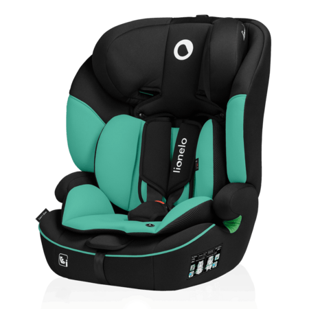 LIONELO automobilinė kėdutė LEVI I-SIZE, Green emerald,  76-150 cm., LO-LEVI I-SIZE 