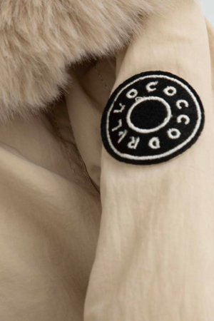COCCODRILLO striukė OUTERWEAR GIRL JUNIOR, kreminė, cm 
