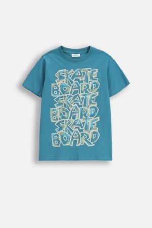 COCCODRILLO marškinėliai trumpomis rankovėmis, mėlyni, cm 