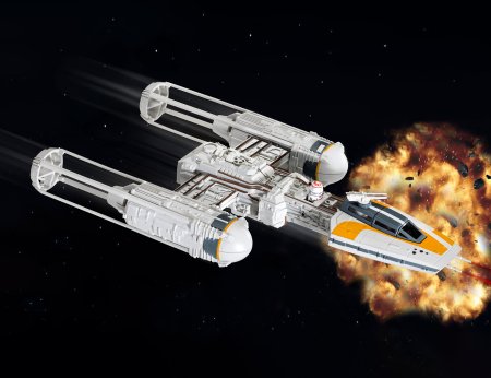 REVELL 1:72 modelis Star Wars Y-wing Fighter, 05658 05658