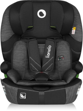 LIONELO automobilinė kėdutė LEVI FIX I-SIZE, Grey stone, 76-150 cm. 