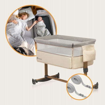 LIONELO lopšiukas LEONIE, Beige sand, LO-LEONIE 