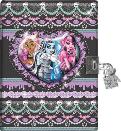 TOTUM MONSTER HIGH kūrybinis rinkinys Diamond Paint Diary, 560116 