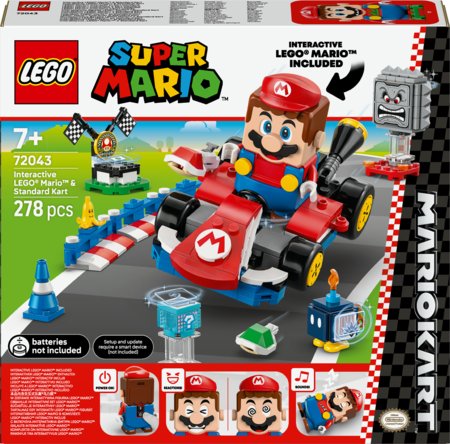 72043 LEGO® Super Mario Mario Kart™ – interaktyvus „LEGO® Mario™“ ir Standard Kart 