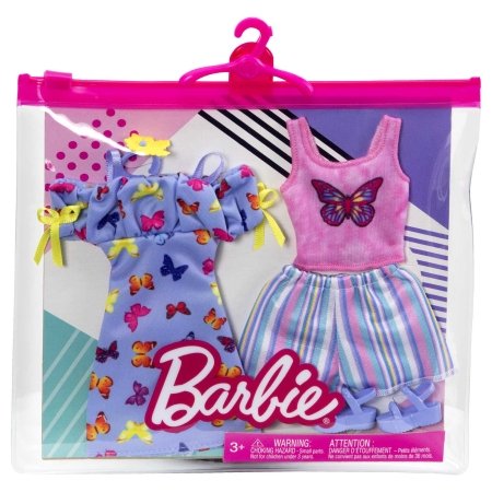 BARBIE 2 rūbų komplektų rinkinys asort, FYW82 