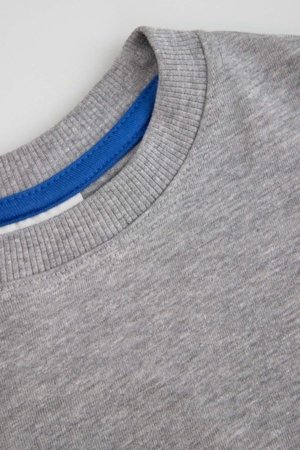 COCCODRILLO marškinėliai trumpomis rankovėmis LICENCE BOY, pilki, WC5143211LBD-019-122, 122 cm 