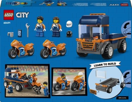 60491 LEGO® City motociklų transporteris 