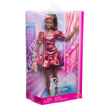 BARBIE Deluxe Fashionistas tamsiaplaukė lėlė, JFP41 