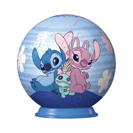 RAVENSBURGER 3D dėlionė Disney Stitch ir Angel, 54 det., 11599 