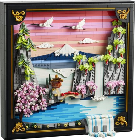 31218 LEGO® Art Japoniškas kraštovaizdis su žydinčiomis vyšniomis 