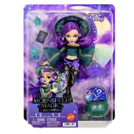 MONSTER HIGH MOONSPELL MAGIC lėlė Willow – gamtos kerėtoja, JMB92 