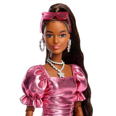 BARBIE Deluxe Fashionistas tamsiaplaukė lėlė, JFP41 