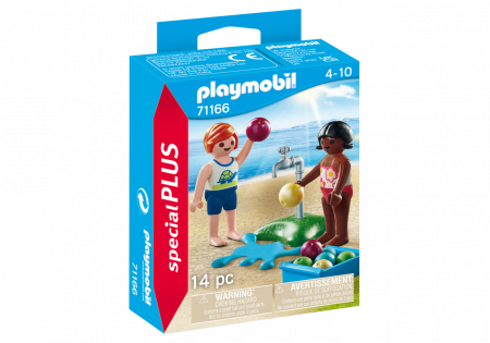 PLAYMOBIL SPECIAL PLUS Vaikai su vandens balionais, 71166 71166