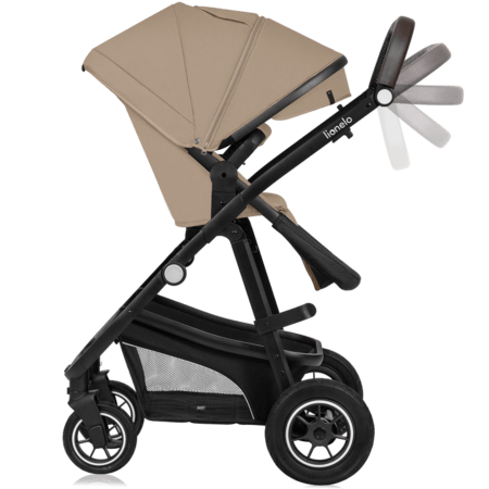 LIONELO universalus vežimėlis BIANKA 3in1, Beige sand, LO-BIANKA 3IN1 