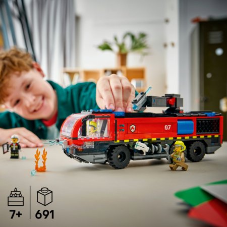 60499 LEGO® City oro uosto ugniagesių sunkvežimis 