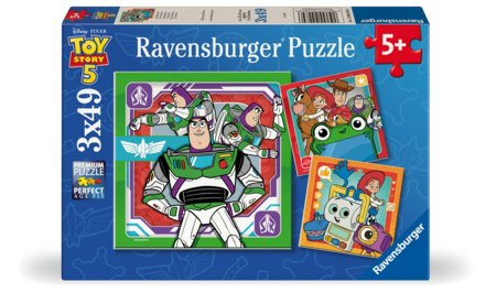 RAVENSBURGER PUZZLE dėlionė Toy Story 5, 3x49 det., 12004284 6 