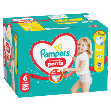 PAMPERS sauskelnės-kelnaitės, dydis 6, 84 vnt, 15kg+, 81748926 81748926