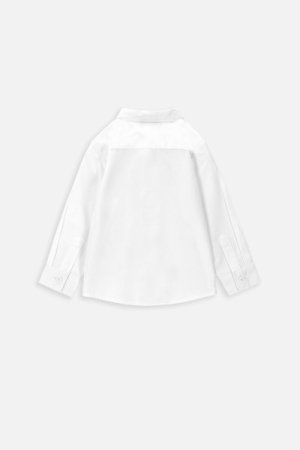 COCCODRILLO marškiniai ilgomis rankovėmis ELEGANT BABY BOY, balti, ZC3136102EBB-001-098, 98cm 