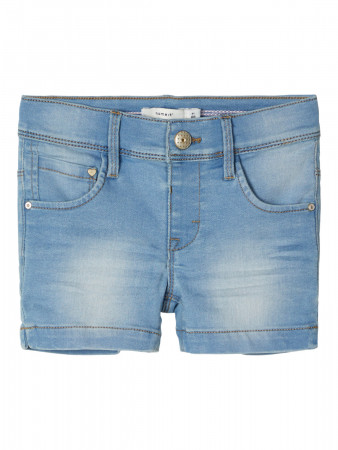 NAME IT Šortai Light Blue Denim 13173412 110 13173412-86A5FC