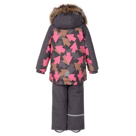 LENNE žieminis lauko komplektas (kelnės ir striukė) SHAY, rožinis, 24340-2585, 134 cm 