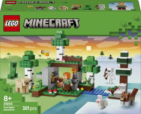 21593 LEGO® Minecraft® Pirmosios nakties nuotykis 