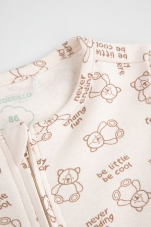 COCCODRILLO šliaužtinukas PYJAMAS, kreminis, cm 