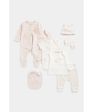 MOTHERCARE 8-nių dalių komplektas kūdikiui, FB309 648655