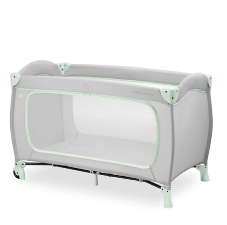 HAUCK lovelė-maniežas SLEEP N PLAY GO PLUS, Dusty mint, 600887 