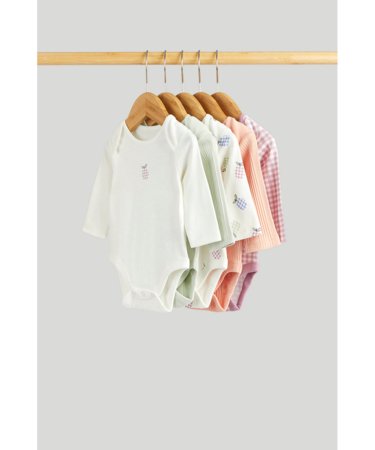 MOTHERCARE smėlinukas ilgomis rankovėmis 5 vnt., AW28701  
