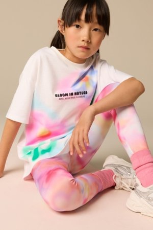 NEXT marškinėliai trumpomis rankovėmis ir tamprės, E89369 152 