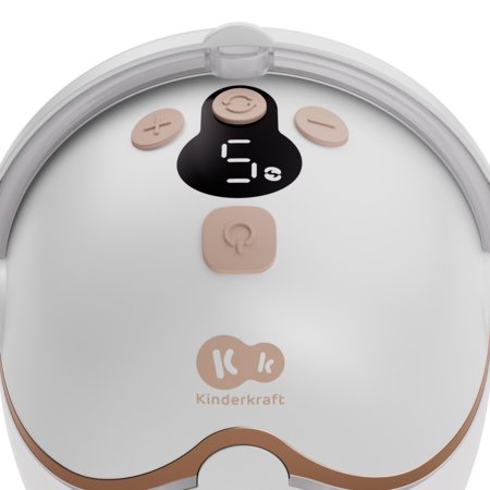 KINDERKRAFT viengubas nešiojamas elektrinis pientraukis MAMAFLOW, golden, KEMAFL00GLD0000 