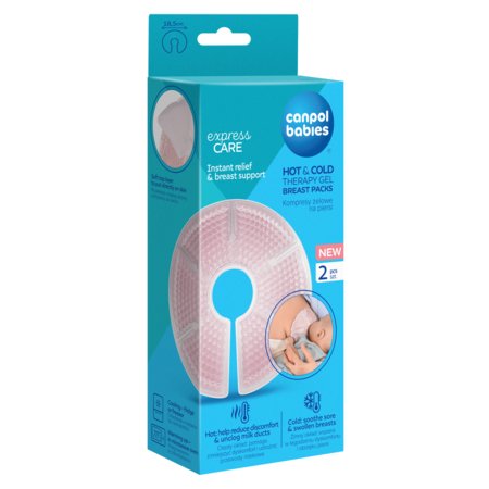 CANPOL BABIES geliniai kompresai krūtims HOT&COLD, 2 vnt., 78/023 
