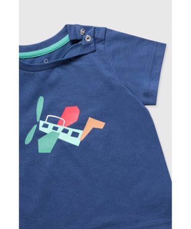MOTHERCARE džemperis su gobtuvu, kelnės ir marškinėliai, JL206 116 