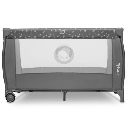 LIONELO lovelė-maniežas STEFI PLUS, Grey white, LO-STEFI PLUS 