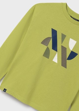 MAYORAL marškinėliai ilgomis rankovėmis 7B, lime, 7.08-10, 167 cm 