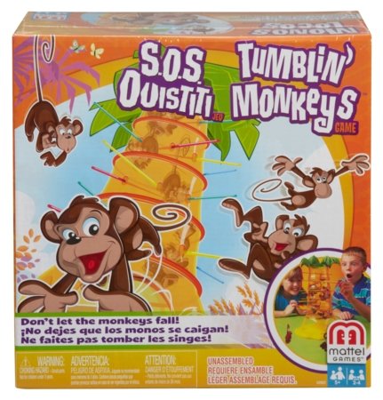 MATTEL GAMES stalo žaidimas Beždžionėlės Akrobatės, 52563 