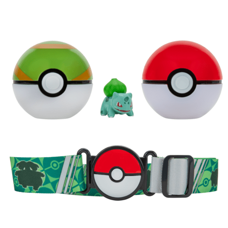 POKEMON diržas su pokemenų rutuliais – Bulbasaur, PKW2715 