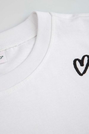 COCCODRILLO marškinėliai trumpomis rankovėmis, balti, cm 