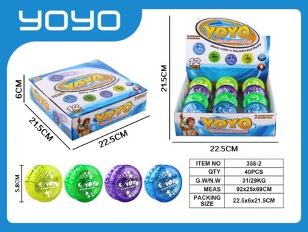 YO-YO su šviesos efektais, asort., 1511K138 